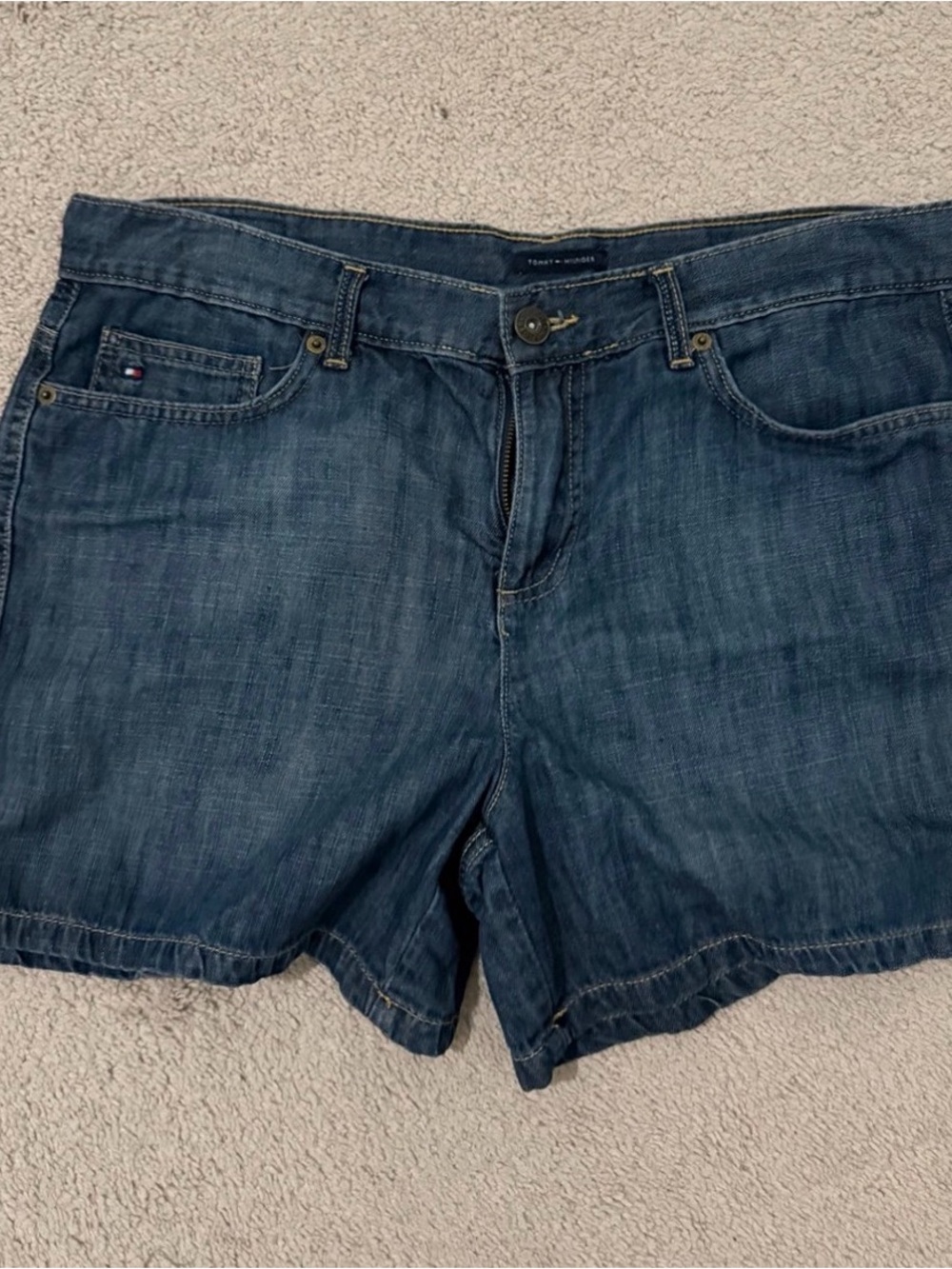 Tommy Hilfiger Women's Indigo Denim Shorts